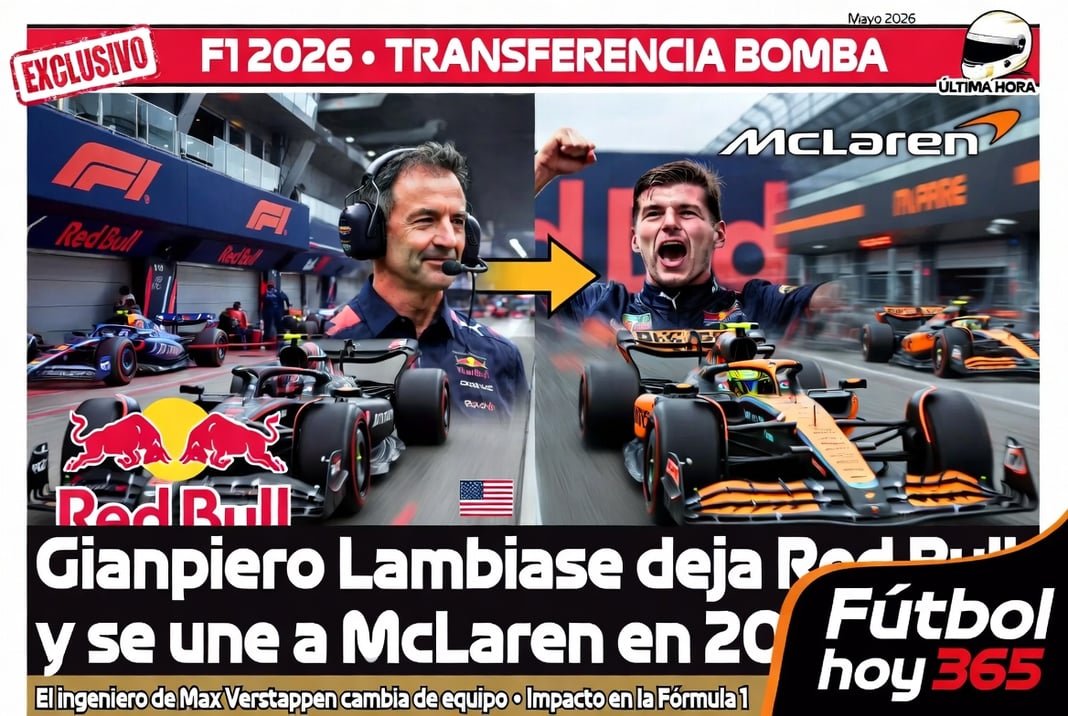 Gianpiero Lambiase deja Red Bull y se une a McLaren en 2028