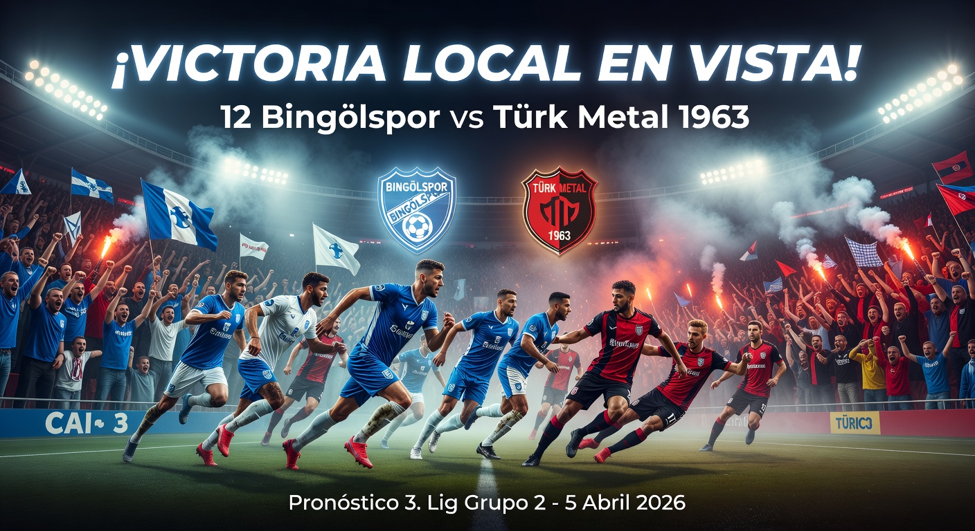 12 Bingölspor vs Türk Metal 1963 Pronóstico / Prediction