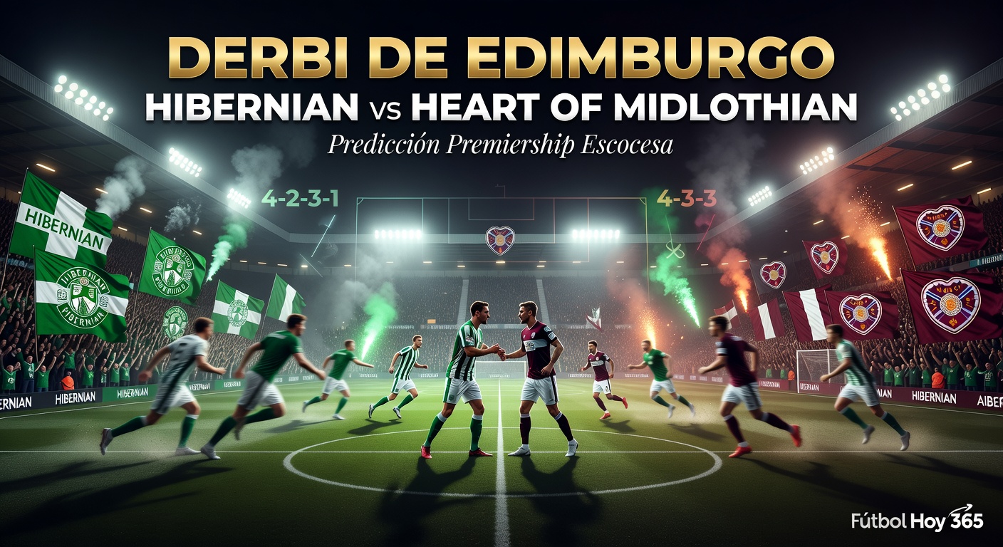 Hibernian vs Heart Of Midlothian Pronóstico / Prediction
