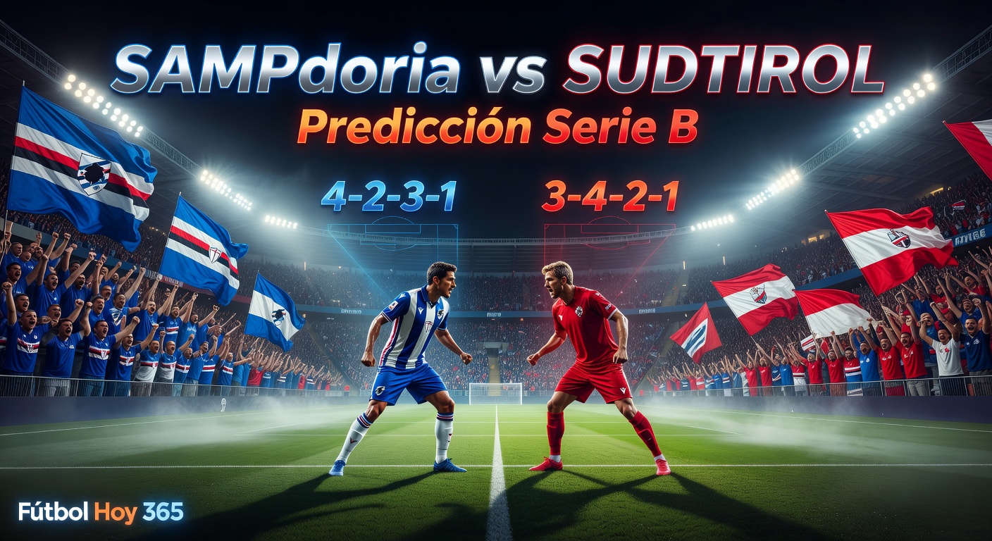 Sampdoria vs Sudtirol Pronóstico / Prediction