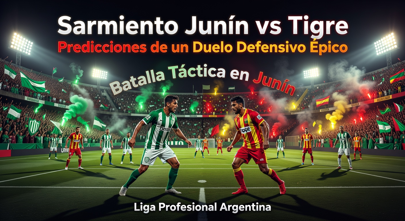 Sarmiento Junin vs Tigre Pronóstico / Prediction