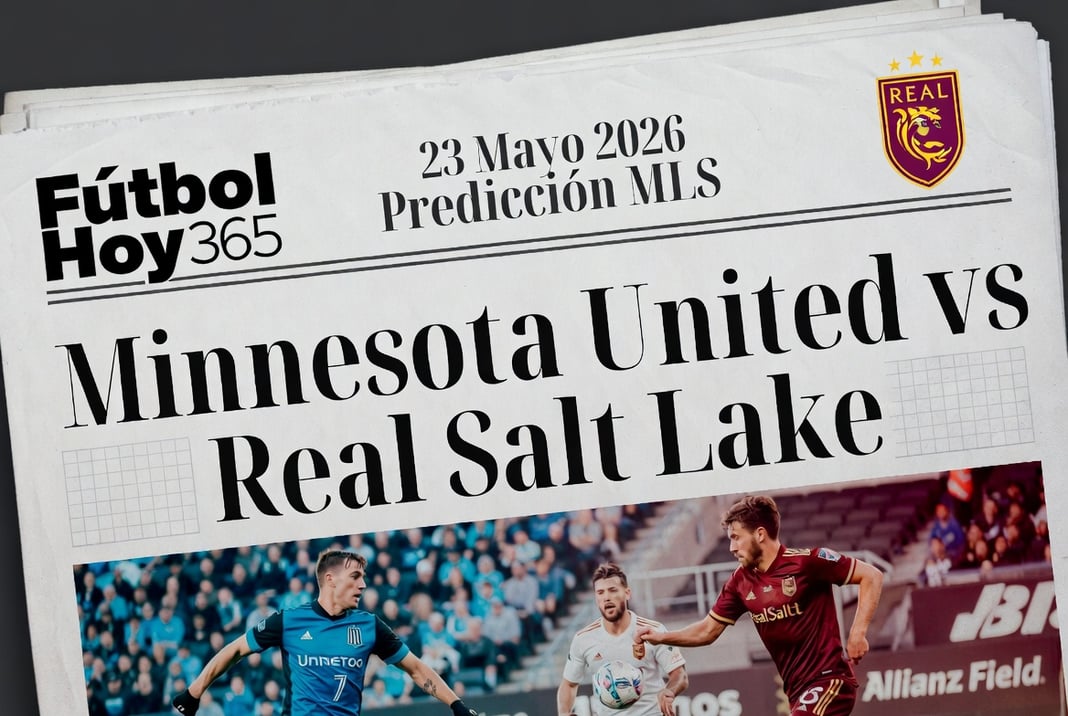 Minnesota United vs Real Salt Lake 23 Mayo 2026 Prediccion MLS