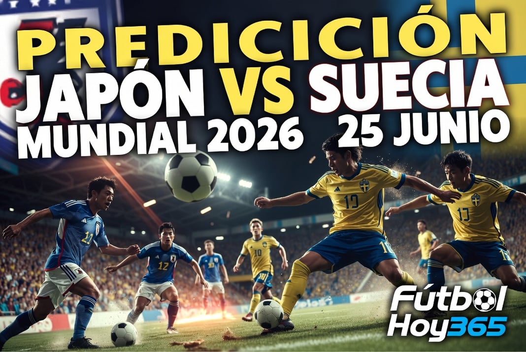 Prediccion Japon vs Suecia Mundial 2026 25 Junio