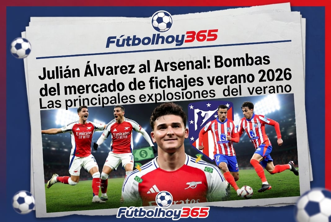 Julián Álvarez al Arsenal Bombas del mercado de fichajes verano 2026