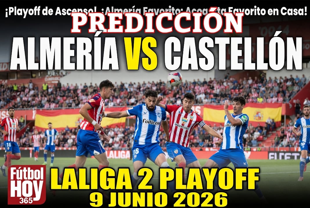 Predicción Almería vs Castellón LALIGA 2 9 Junio 2026