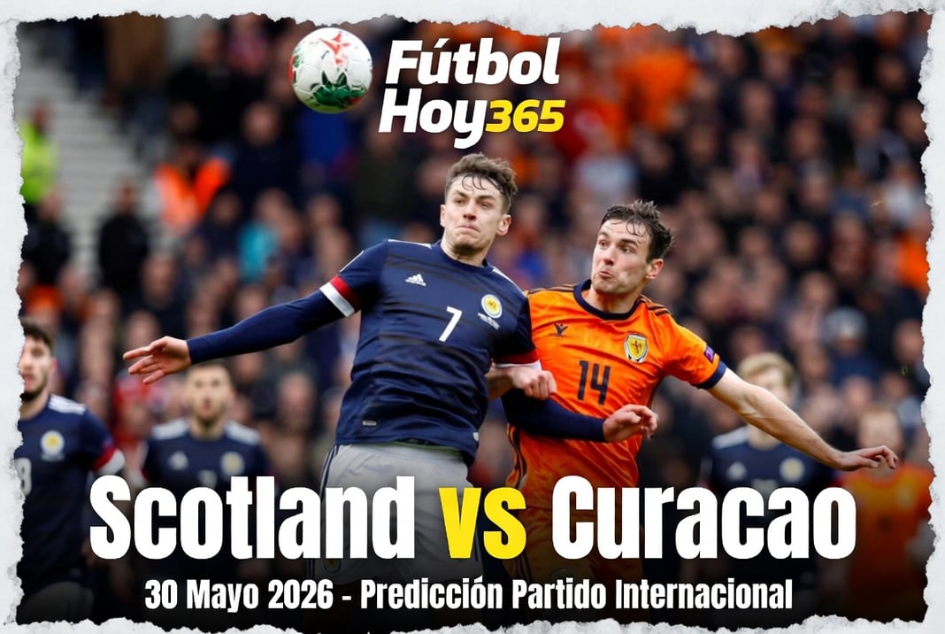 Scotland vs Curacao 30 Mayo 2026 Prediccion Partido Internacional