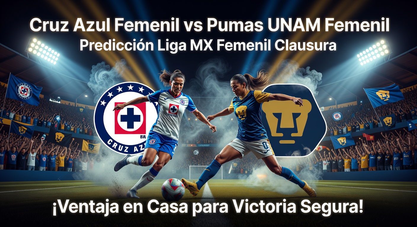 Cruz Azul W vs Pumas UNAM W Pronóstico / Prediction
