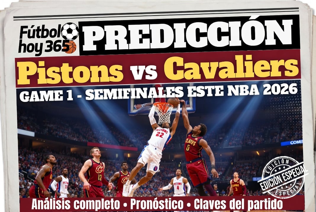 Predicción Pistons vs Cavaliers Game 1 Semifinales Este NBA 2026