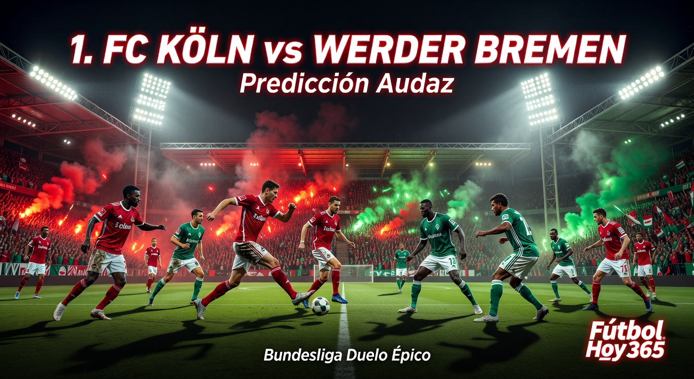 1. FC Köln vs Werder Bremen Pronóstico / Prediction