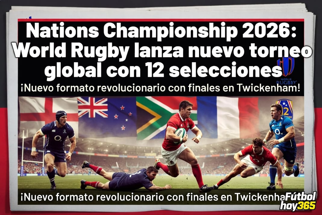 Nations Championship 2026 World Rugby lanza nuevo torneo global con 12 selecciones