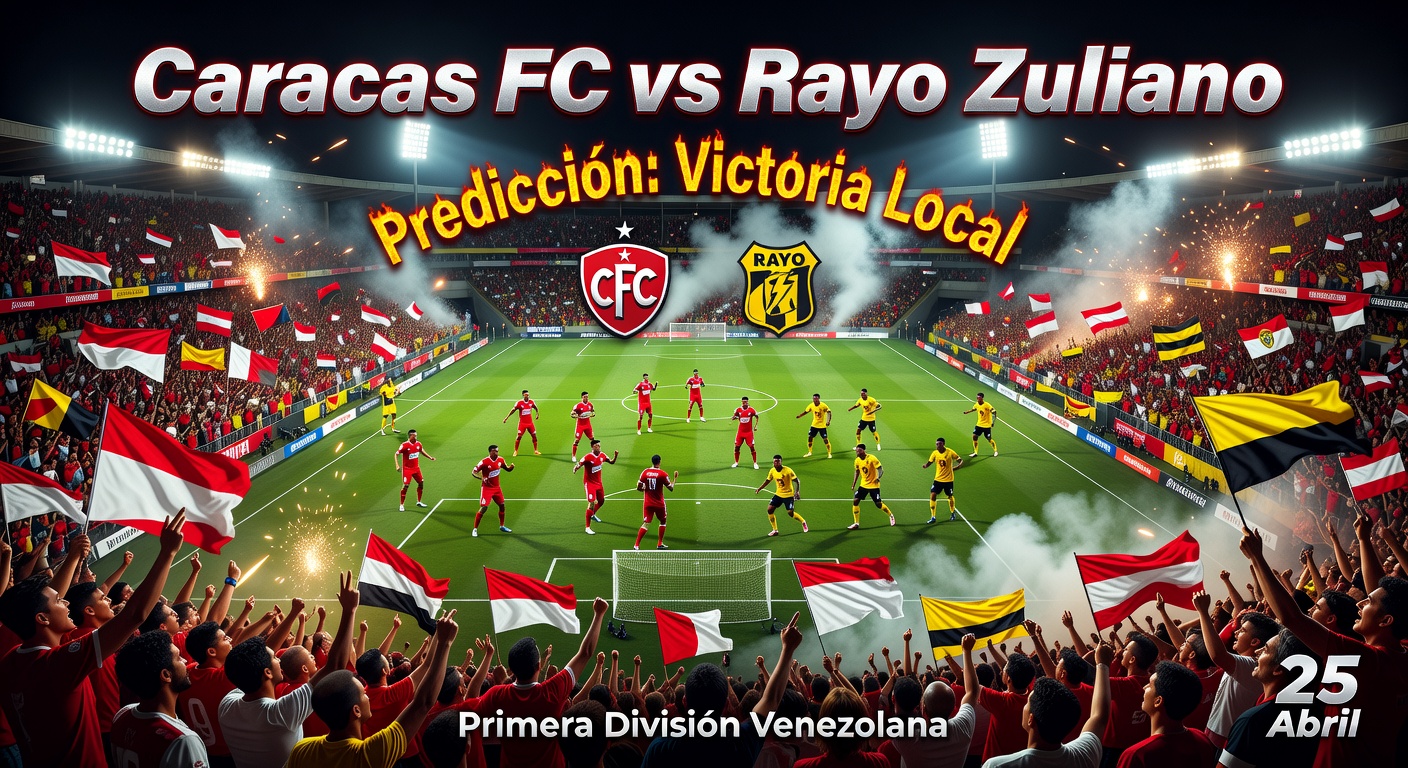 Caracas FC vs Rayo Zuliano Pronóstico / Prediction