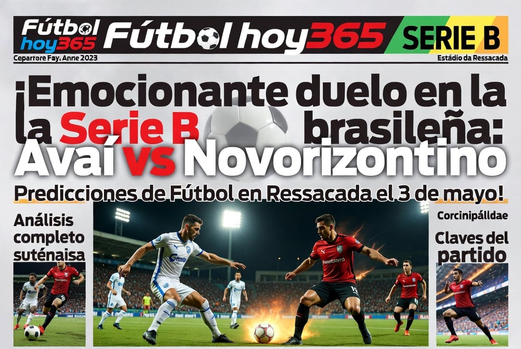 ¡Emocionante duelo en la Serie B brasileña Avaí vs Novorizontino – Predicciones de Fútbol en Ressacada el 3 de mayo!