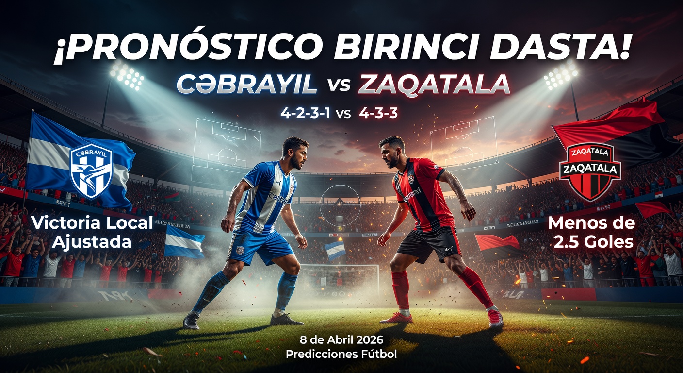 Cəbrayıl vs Zaqatala Pronóstico / Prediction