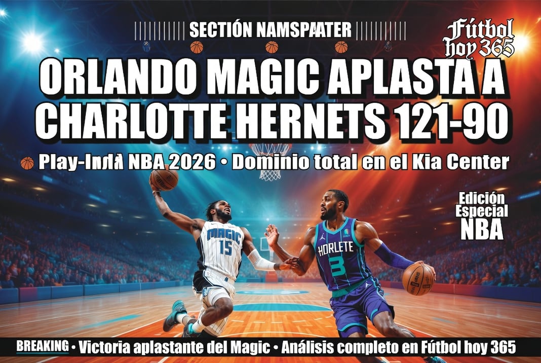 Orlando Magic aplasta a Charlotte Hornets 121-90 en el Play-In de la NBA