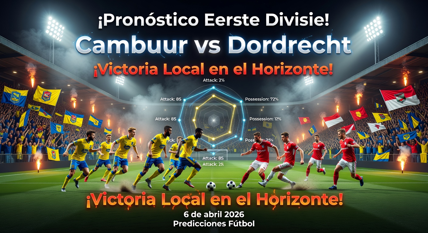 Cambuur vs Dordrecht Pronóstico / Prediction