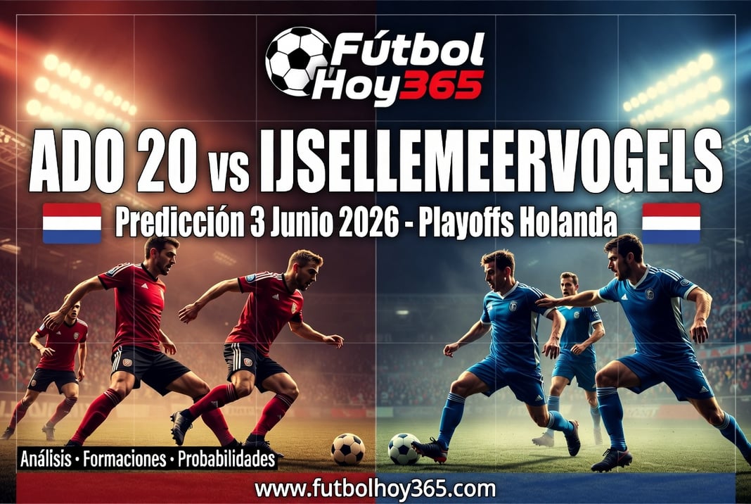 ADO 20 vs IJsselmeervogels Prediccion 3 Junio 2026