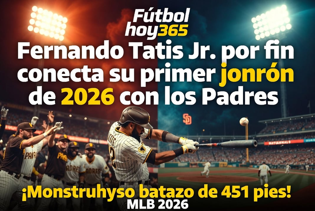 Fernando Tatis Jr. por fin conecta su primer jonrón de 2026 con los Padres