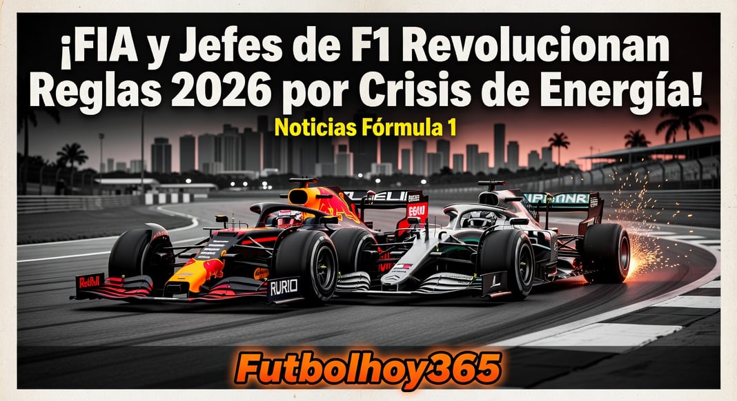 FIA y jefes de F1 planean ajustes a regulaciones 2026 por problemas en gestión de energía