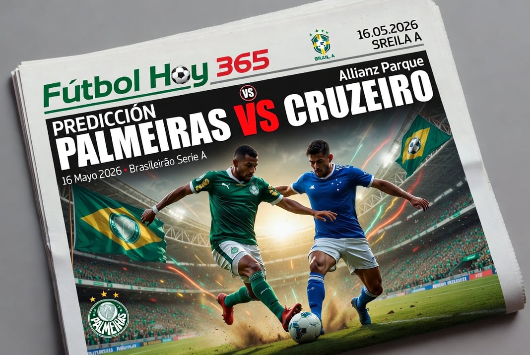 Prediccion Palmeiras vs Cruzeiro 16 Mayo 2026 Serie A Brasil
