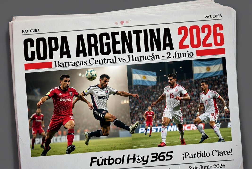 Copa Argentina 2026 Barracas Central vs Huracan 2 Junio