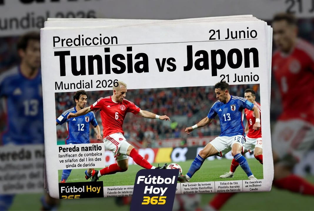 Prediccion Tunisia vs Japon Mundial 2026 21 Junio