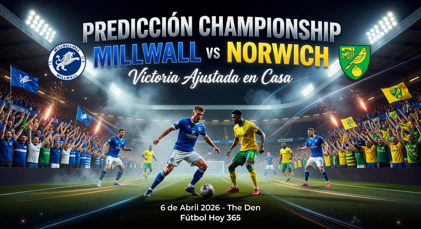Millwall vs Norwich Pronóstico / Prediction