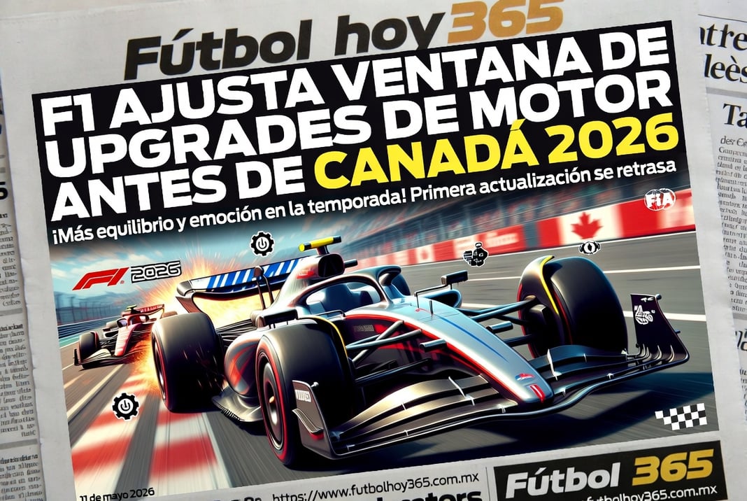 F1 ajusta ventana de upgrades de motor antes de Canadá 2026