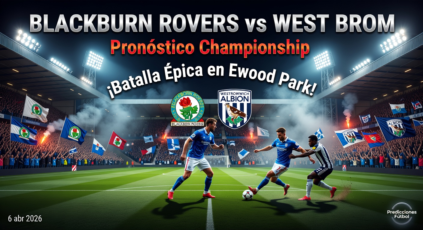 Blackburn vs West Brom Pronóstico / Prediction
