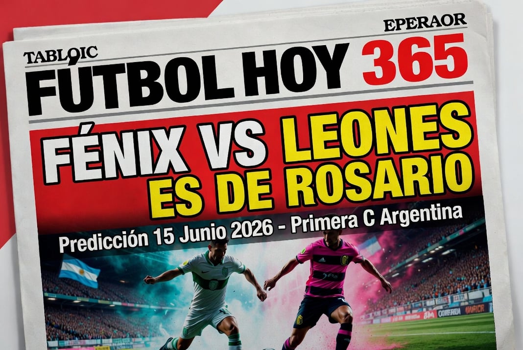 Fenix vs Leones de Rosario Prediccion 15 Junio 2026 Primera C