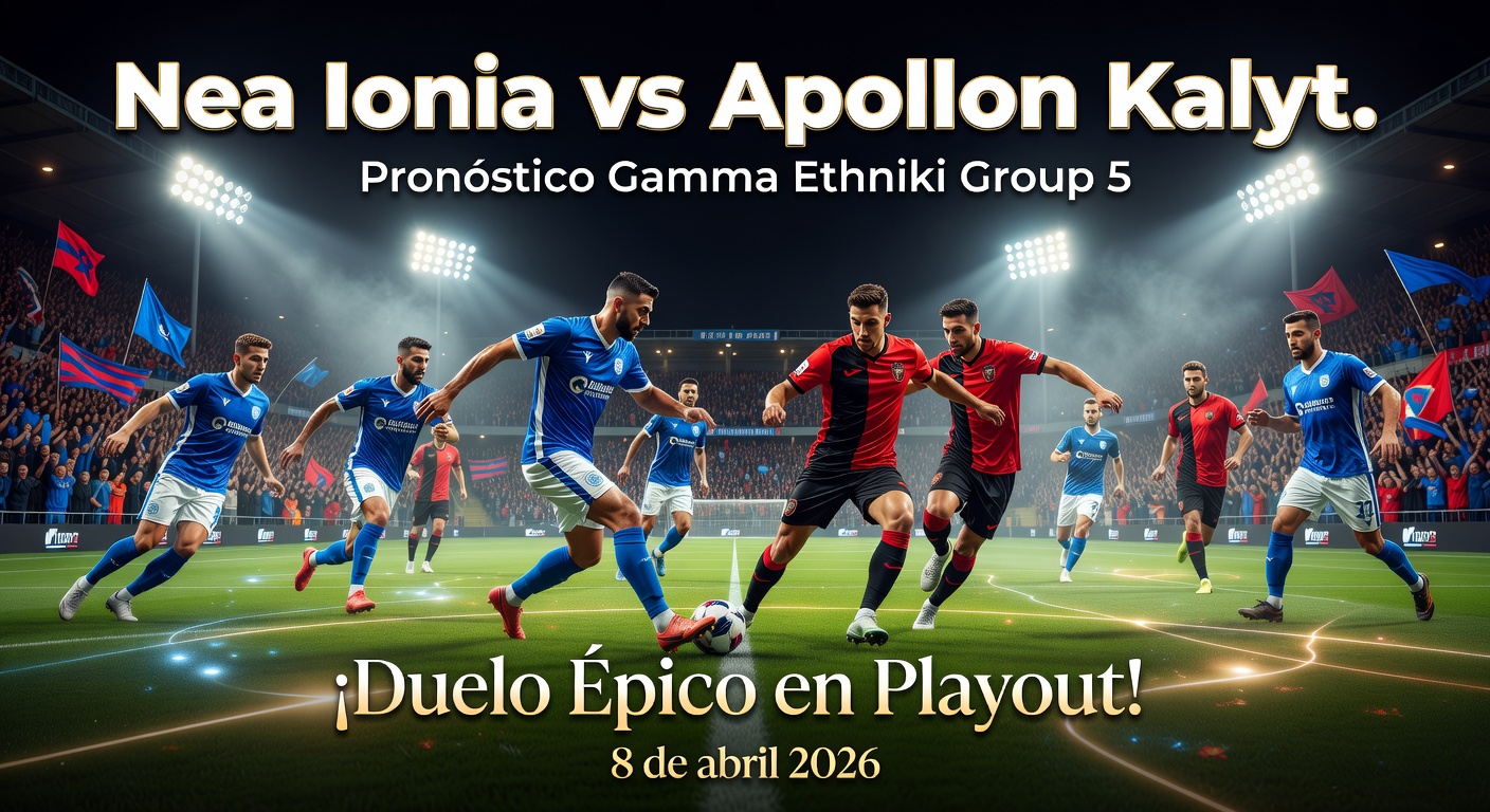 Nea Ionia vs Apollon Kalyt. Pronóstico / Prediction