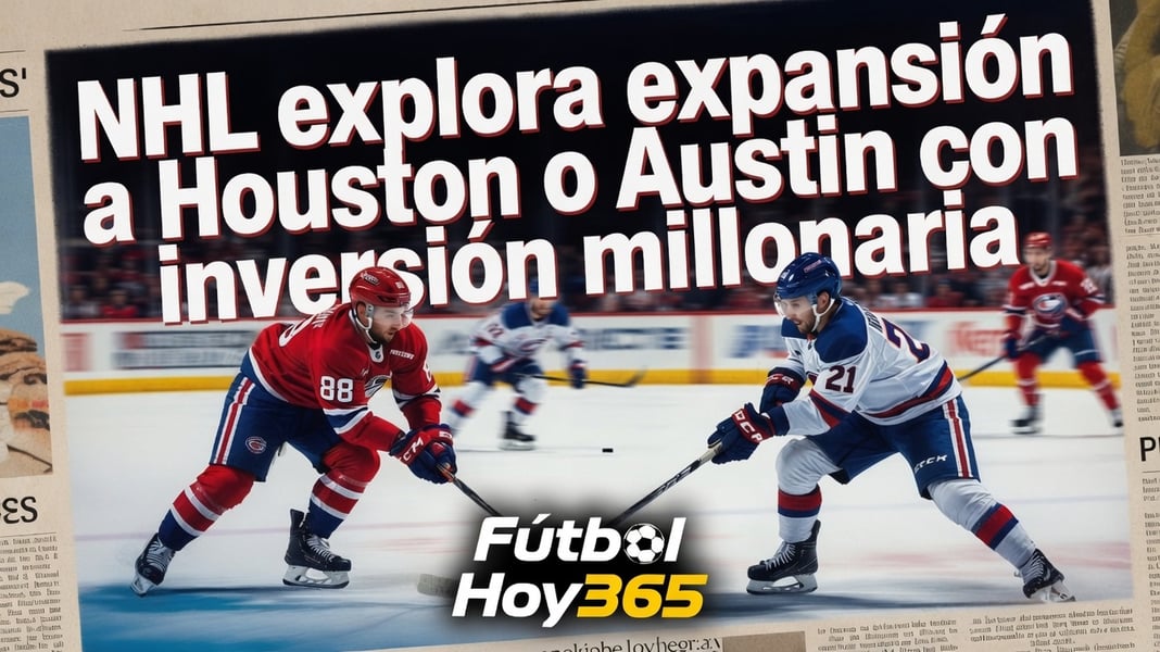 NHL explora expansión a Houston o Austin con inversión millonaria