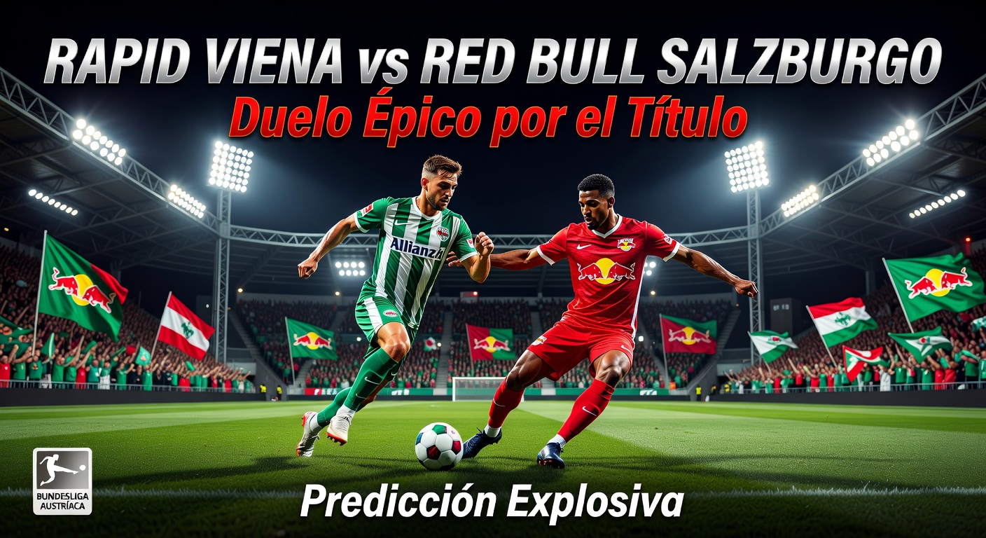 Rapid Vienna vs Red Bull Salzburg Pronóstico / Prediction