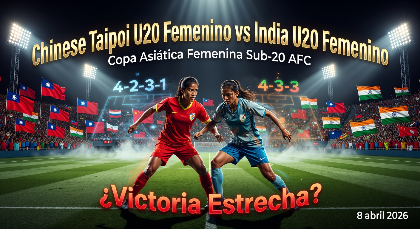 Chinese Taipei U20 W vs India U20 W Pronóstico / Prediction