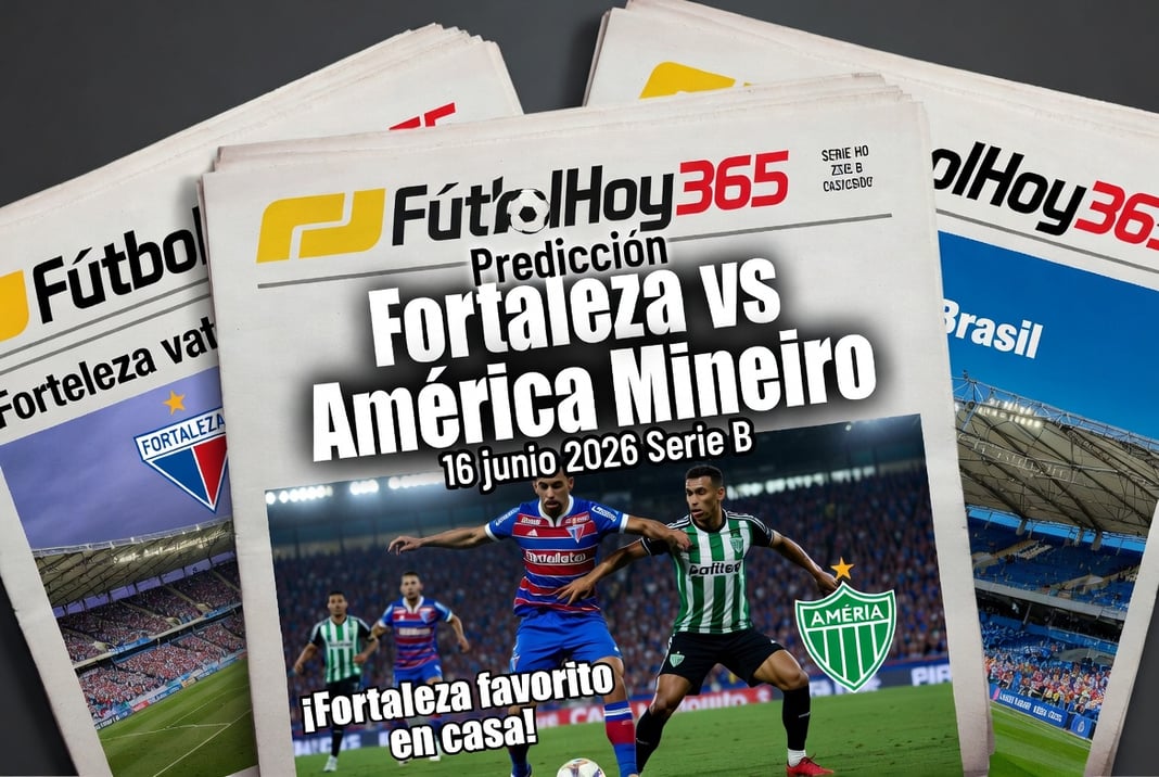 Predicción Fortaleza vs América Mineiro 16 junio 2026 Serie B