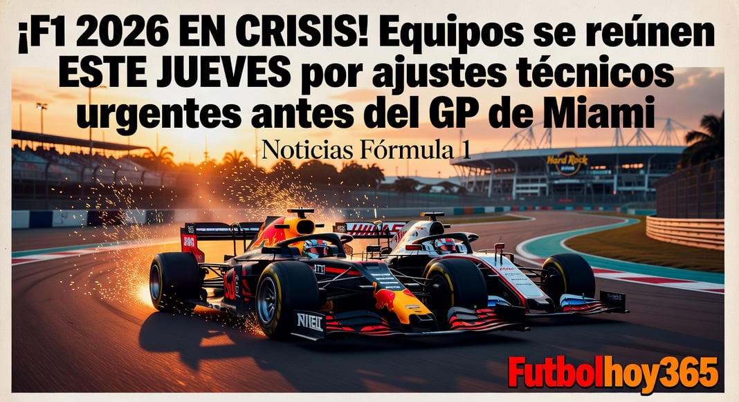 Reglamentos F1 2026: Equipos se reúnen este jueves para discutir ajustes técnicos antes del GP de Miami