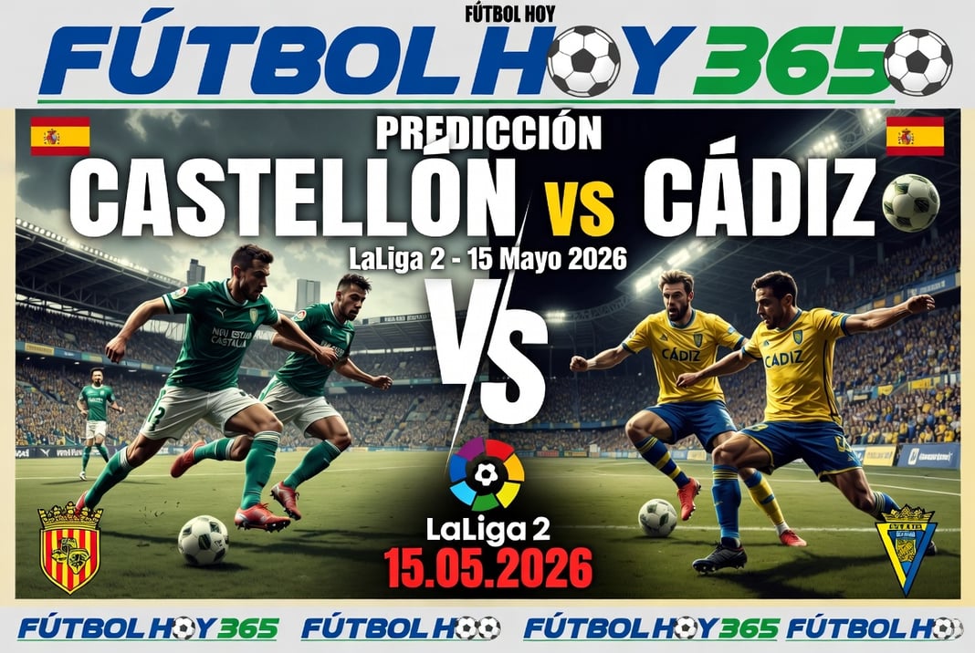 Prediccion Castellon vs Cadiz LaLiga 2 15 Mayo 2026