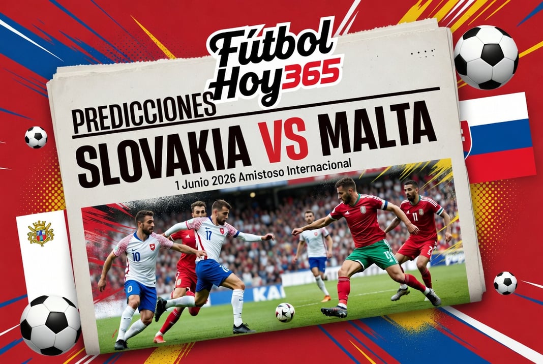 Predicciones Slovakia vs Malta 1 Junio 2026 Amistoso Internacional