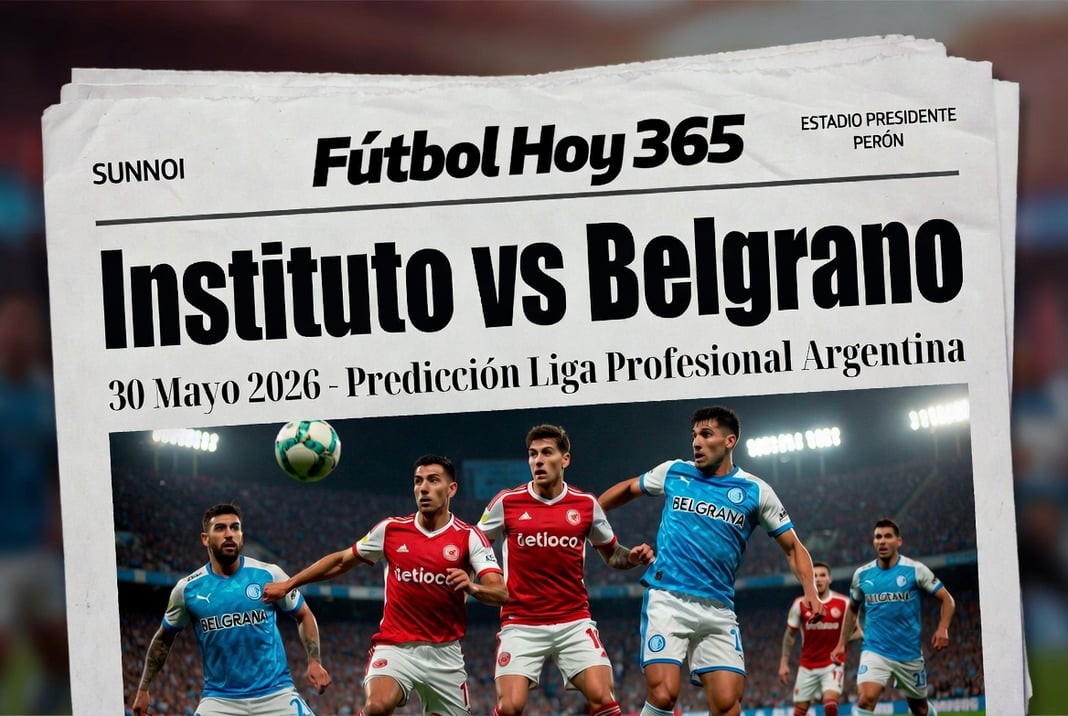 Instituto vs Belgrano 30 Mayo 2026 Prediccion Liga Profesional Argentina
