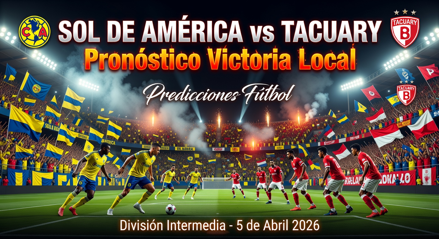 SOL DE America vs Tacuary Pronóstico / Prediction