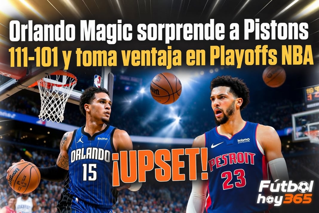 Orlando Magic sorprende a Pistons 112-101 y toma ventaja en Playoffs NBA