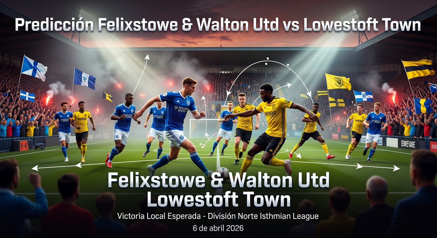 Felixstowe & Walton Utd vs Lowestoft Town Pronóstico / Prediction