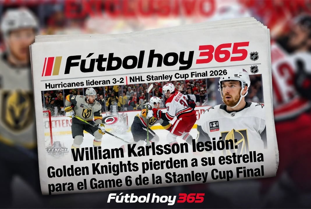 William Karlsson lesión Golden Knights pierden a su estrella para el Game 6 de la Stanley Cup Final