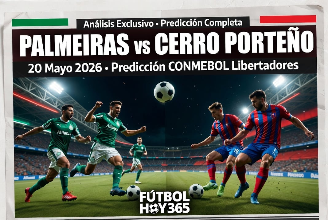 Palmeiras vs Cerro Porteño 20 Mayo 2026 Prediccion CONMEBOL Libertadores