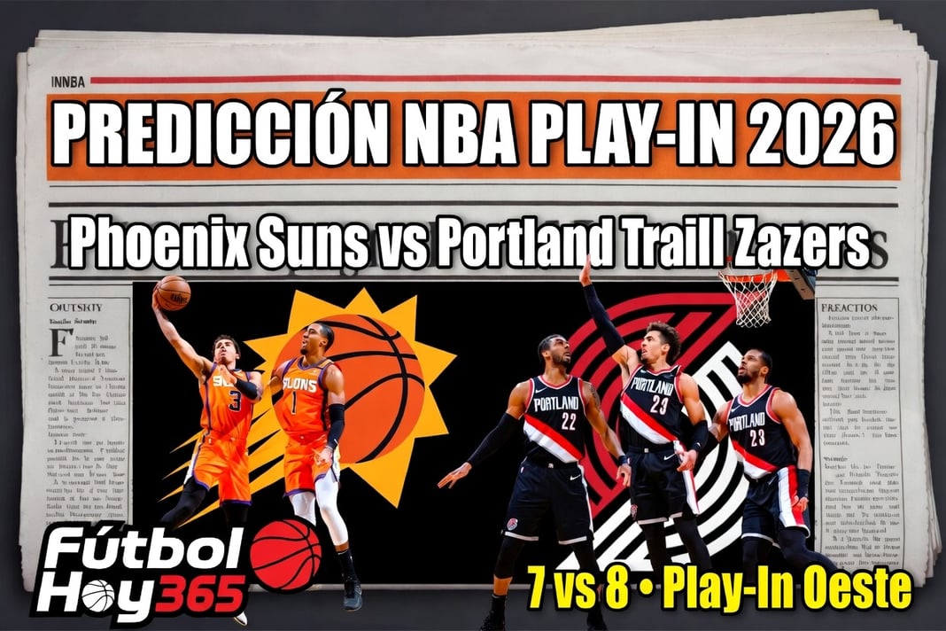 Predicción NBA Play-In 2026 Phoenix Suns vs Portland Trail Blazers