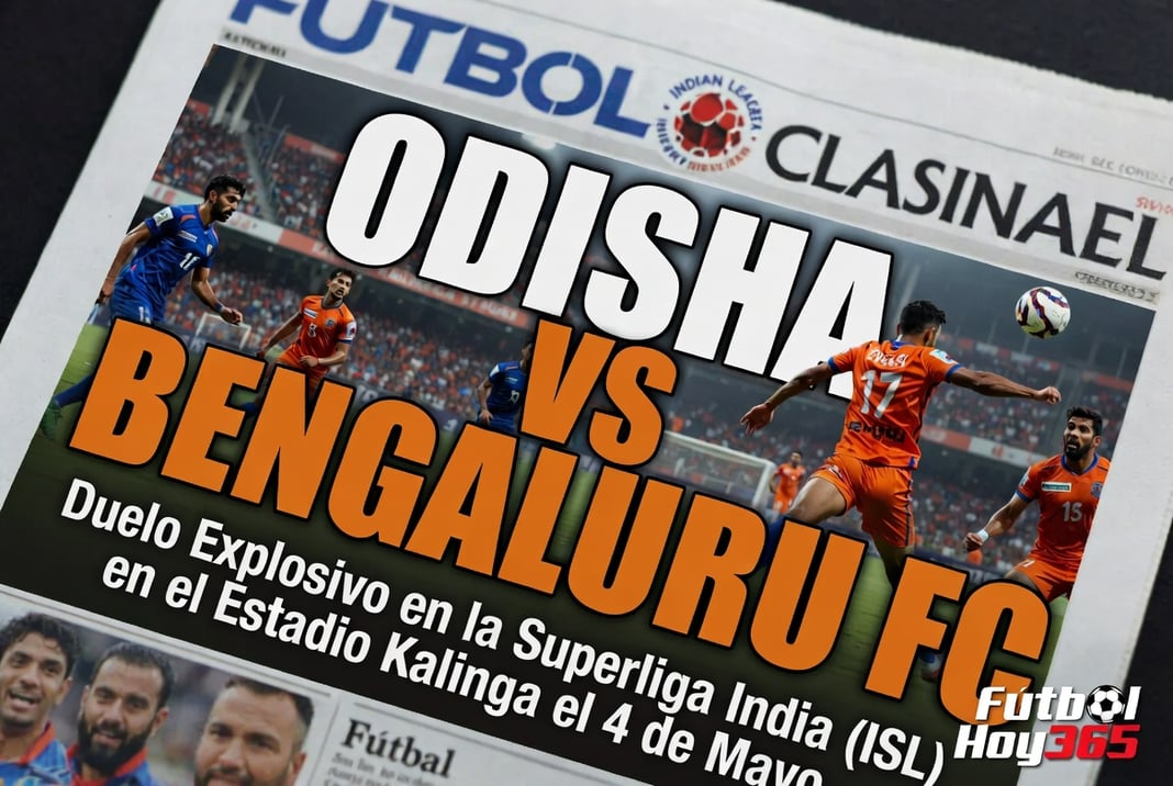 Odisha vs Bengaluru FC Duelo Explosivo en la Superliga India (ISL) en el Estadio Kalinga el 4 de Mayo