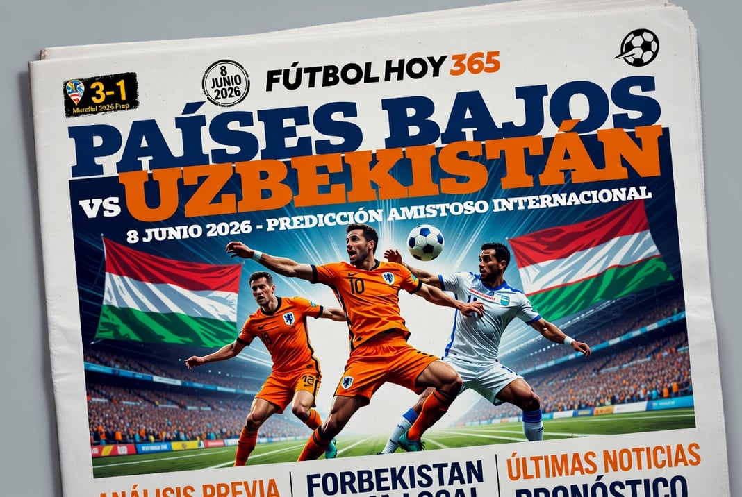 Países Bajos vs Uzbekistán 8 junio 2026 Predicción Amistoso Internacional