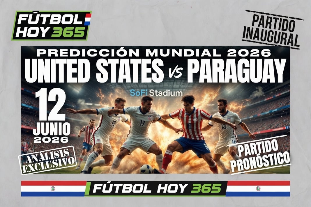 predicción Mundial 2026 United States vs Paraguay 12 Junio 2026