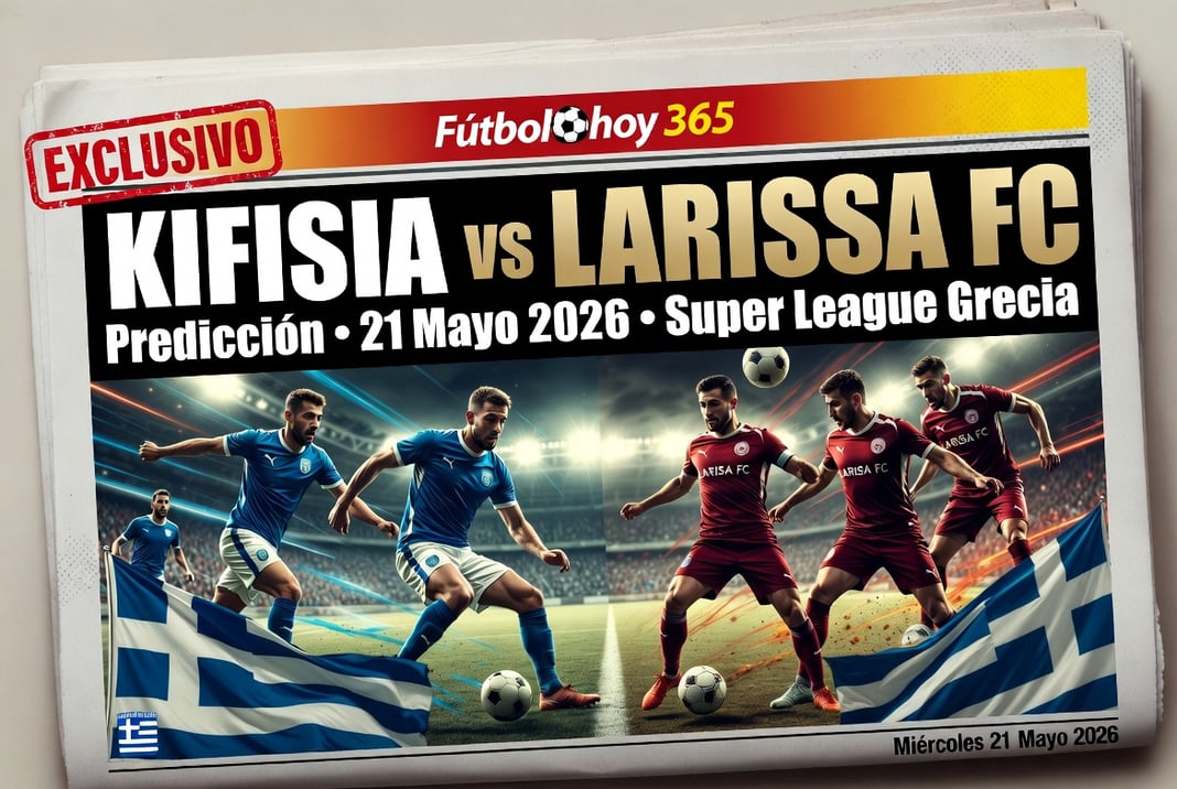 Kifisia vs Larissa FC Prediccion 21 Mayo 2026 Super League Grecia