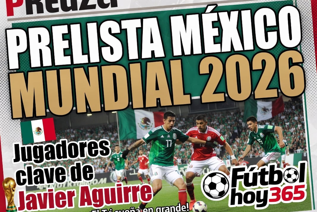 Prelista México Mundial 2026 jugadores clave de Aguirre
