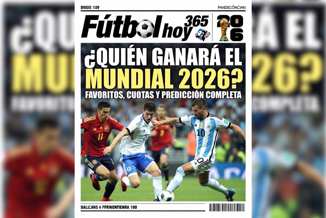¿Quién ganará el Mundial 2026 Favoritos, cuotas y predicción completa